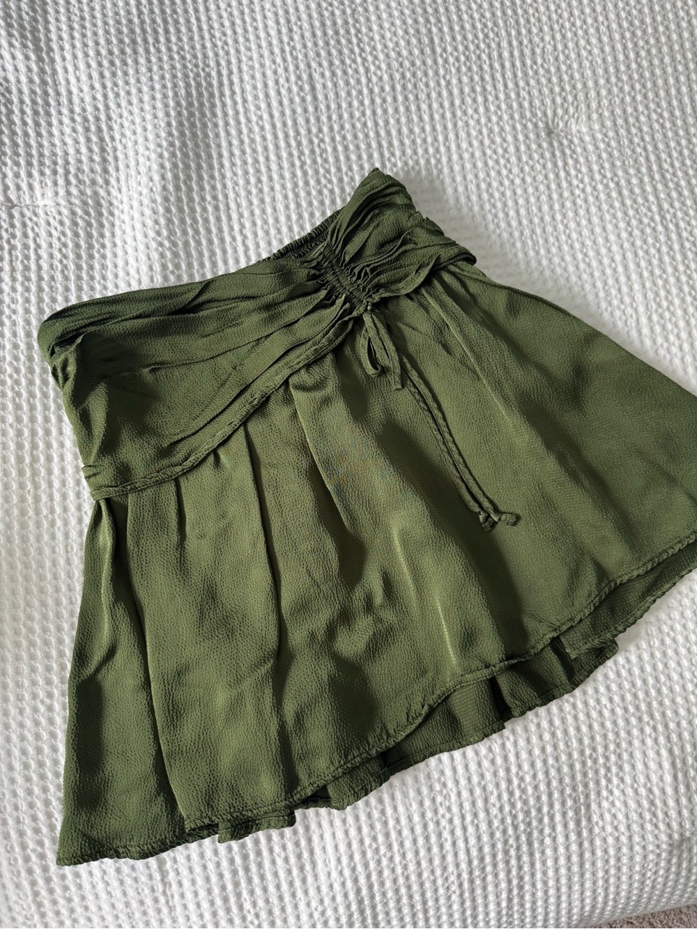 American Eagle Outfitters Olive Green Mini Skirt